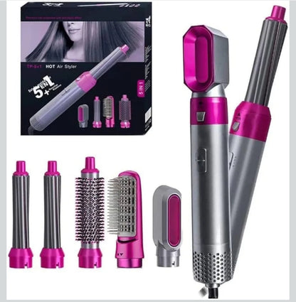 SEDLAV 5-in-1 Volumizing Hair Styler - Blow Dryer Brush with Detachable Head for Straightening, Curling, Drying, Combing & StylingDetails