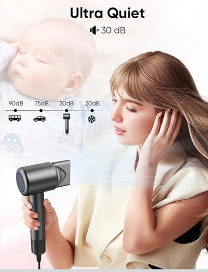 Aniekin Hair Dryer, High-Speed Ionic Low Noise Blow Dryer