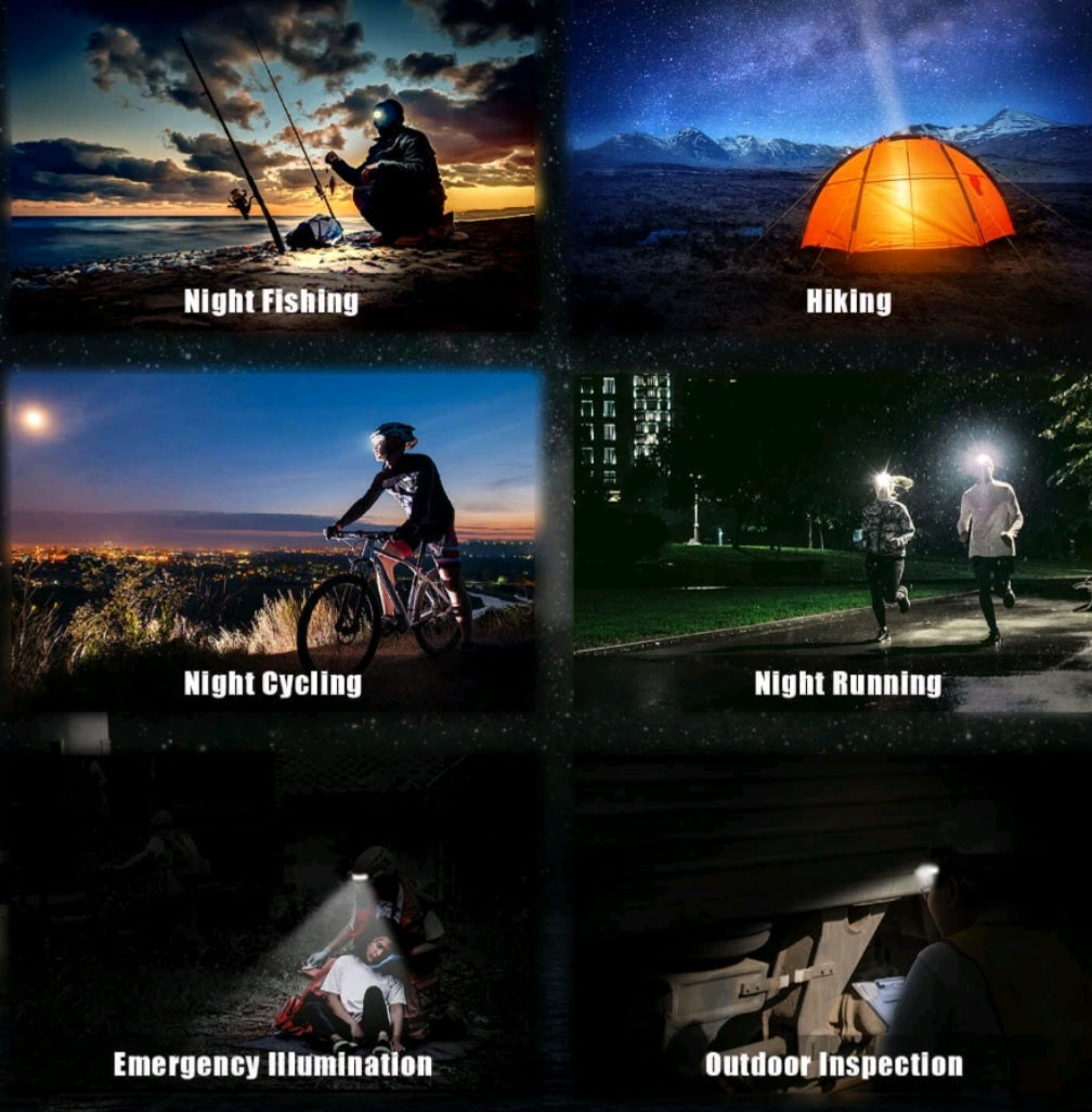 Rechargeable Headlights     free shipping 👇