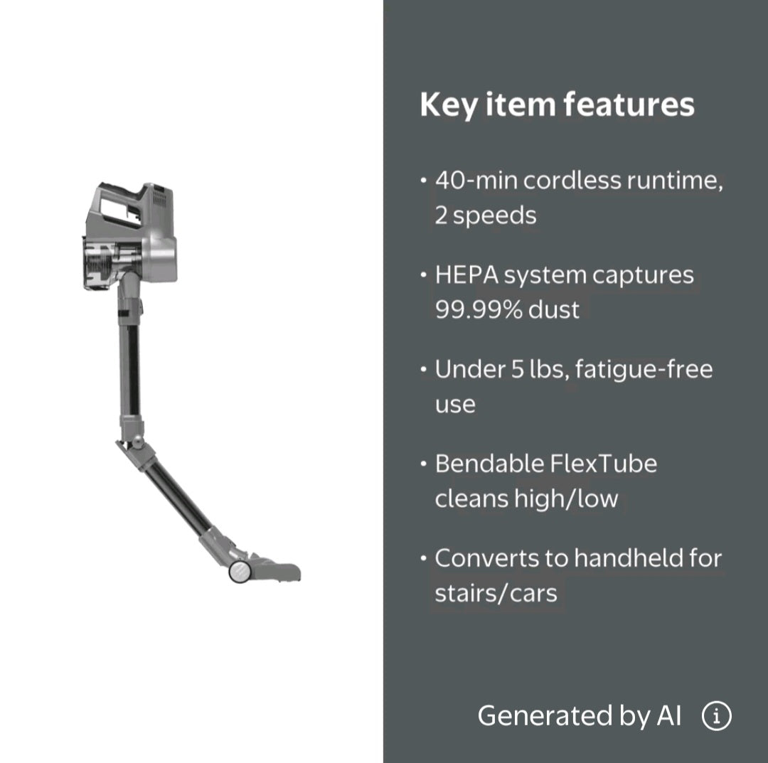 Tineco Go Flex cordless vacuum