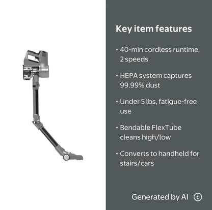 Tineco Go Flex cordless vacuum