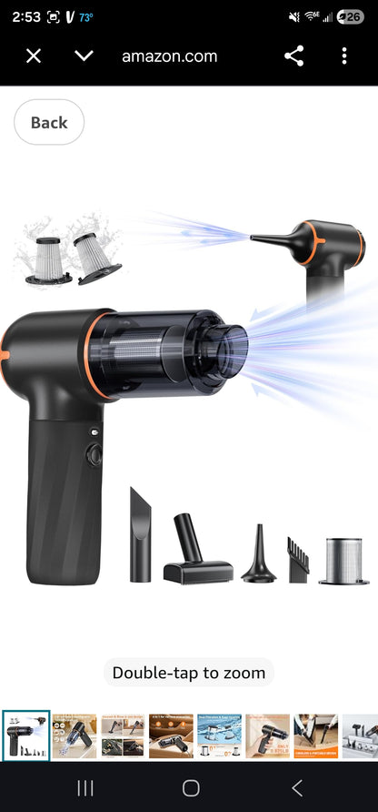 YIJU 4-in-1 Handheld Car & Home Vacuum Cleaner
