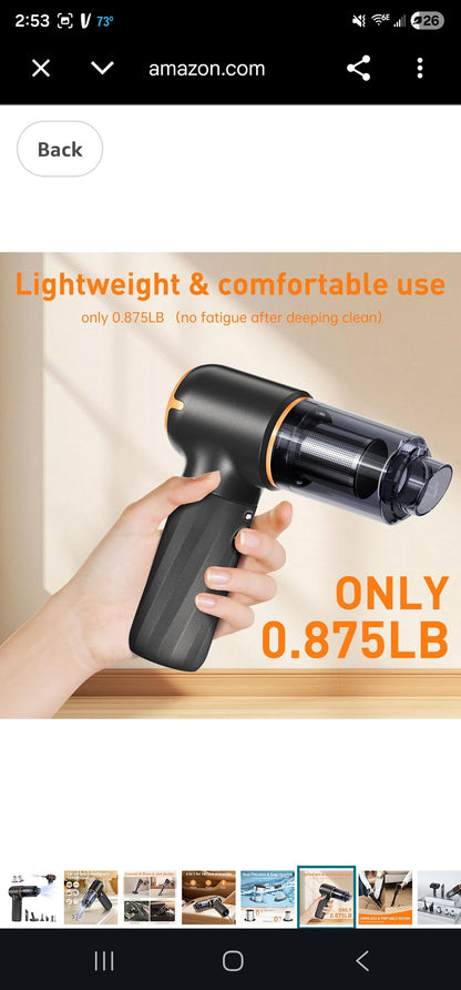 YIJU 4-in-1 Handheld Car & Home Vacuum Cleaner